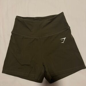 Gymshark Olive Athletic Shorts